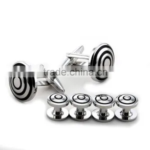 2015 Enamel Wedding Cufflinks and Studs for Clothing thumbnail-4
