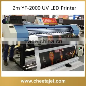 High Quality Stable Machine 1.9m DX5 Printhead UV LED Roll to Roll Inkjet Printer thumbnail-1