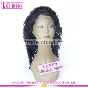 Brazilian Hair Wig in Stock Cheap Ponytail Front Lace Wig With Baby Hair thumbnail-1