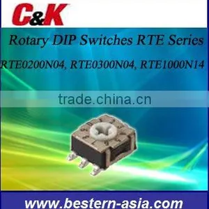 C&K RTE1000N14 Rotary DIP Switches (RTE Series) thumbnail-1