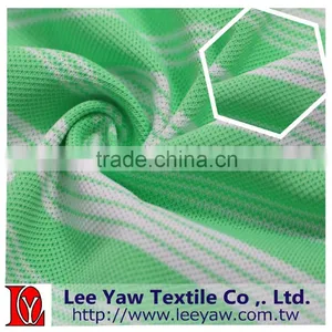 Polyester Full Dull Spandex Pique Stripe Fabric With Anti-bacterial thumbnail-2