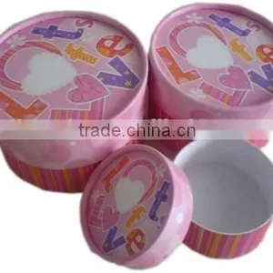 Pink Paper Tube With Customized Printing for Tea/gift/food/cometic thumbnail-1
