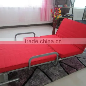 Metal Folding Bed With Cushion thumbnail-2