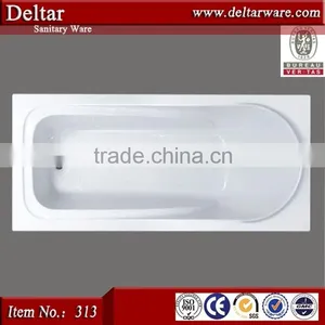 Bathroom Tub, Simple Bathtub for Sale, Foshan Acrylic Bath Tub Factory Square Bathtub thumbnail-1