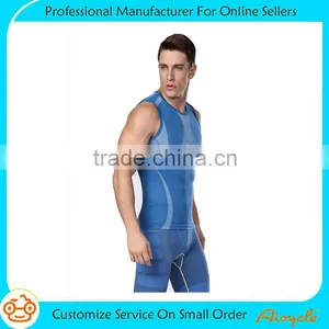 2016 Latest Sleeveless Custom Fashion Design Gym Tank Top thumbnail-4