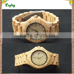 100% Healthy Natural Original Water Resistant Custom Ladies Men Watch Wood 2016 thumbnail-1