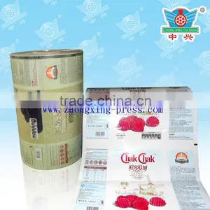 Food Packaging Plastic Laminated Roll Film Non-benzene,Non-keton Packaging Film Rolls thumbnail-3