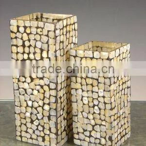 VASE GLASS WITH MOP thumbnail-1