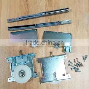 Soft Closing Wardrobe Sliding Closet Door Roller Fittings System thumbnail-1