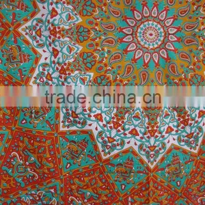 Twin Bedspread Cotton Printed Single Dorm Bed Cover Manufacturing Tapestries Indian Exporter Rich Art And Craft USA Tapestry thumbnail-3