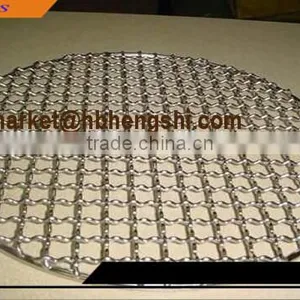 Round Galvanized Barbecue Grill Wire Mesh / BBQ Grill Netting Price (factory) thumbnail-4
