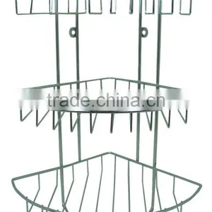 Half Arc Three Layer Bathroom Caddy thumbnail-1