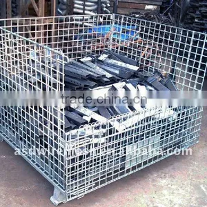 Foldable Wire Mesh Container thumbnail-1
