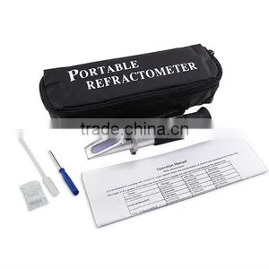 Portable Handheld Wine Grape Alcohol Design Refractometer 0-40% Brix 0-25% VOL With ATC thumbnail-2