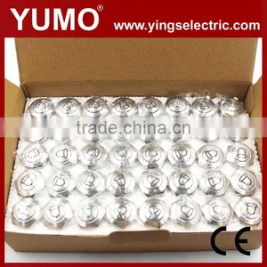 LA19-AJS 19mm 250V Led Momentary Elevator Equipment Pushbutton Switch Metal Push Button Bell Push Button thumbnail-1