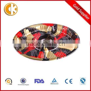 Transparent Lid Plastic Food Container With 4 Divided thumbnail-1