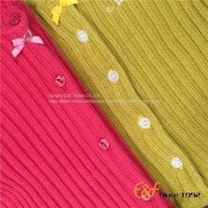 Convex Ribs Knitted Sweater for Girls thumbnail-5