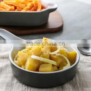 11'' Ceramic Cake Bakeware Pasta Ceramic Tray Cearamic Fish Tray Potato Ceramic Tray thumbnail-5