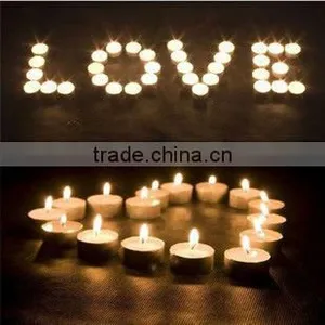 N536 White Color Tea Light Type Tin Candles thumbnail-1
