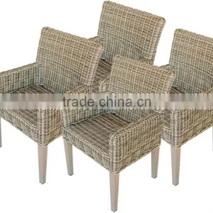 2017 Trade Assurance Luxury Design pe Round Rattan Garden Line Vintage Armchairs Furniture thumbnail-1