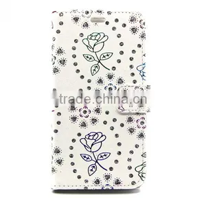 Peacock Pattern Wallet Case PU Leather Flip Case Colorful Phone Covers for Wiko Bloom thumbnail-5
