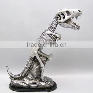 Custom Polyresin Antique Artificial Dinosaur Skull Craft Decoration thumbnail-1
