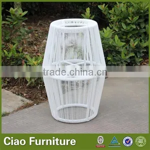 Rhombus Shape Weaving Outdoor String Floer Pot Stand thumbnail-1