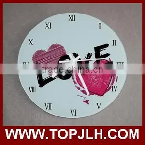Topjlh Good Performance Custom Photo Print Sublimation Wall Clock thumbnail-1