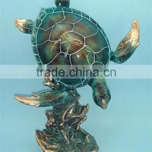 Custom Sea Animal Green Sea Turtle Statue thumbnail-2