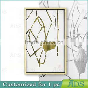 Framed Handmade Hollow Out Paper Hotel Decorative Wall Art thumbnail-1