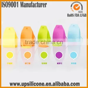 Hot ! Printed Logo Food Grade Flexible Newest Silicone Tea Infuser thumbnail-3