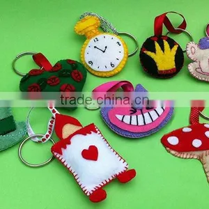 Express Hot Sale High Quality Durable New Products Fabric Eco Friendly Felt Keyring Made in China thumbnail-1