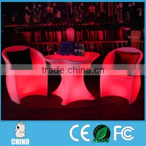 Bar Furniture LED Sofa Restaurant Arm Chair thumbnail-4