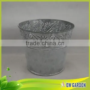 Outdoor Large Size Garden Nonwoven Silver Standing Pot for Plant thumbnail-3