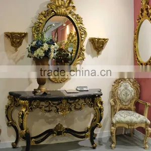 French Style Living Room Furniture Console Table and Wall Mirror thumbnail-6