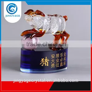 Jingyage Wholesale China Style Crystal Pig Chivalrous Souvenir Gift thumbnail-2