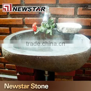 Natural Stone Wash Basin,stone Sink,river Stone Sink thumbnail-1
