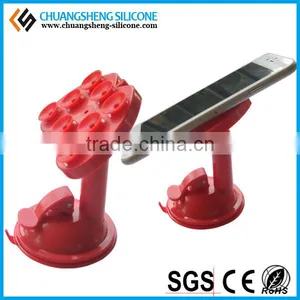 360 Degred Rotating Car Sucker Phone Holder, Silicone Holder, Plastice Phone Stand thumbnail-2