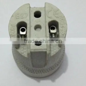 CE VDE RoHS Porcelain Ceramic F519 Lamp Holder Screw Type thumbnail-3
