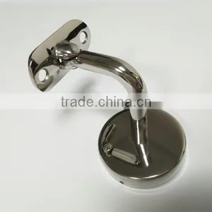 Stainless Steel Handrail Bracket/Wall Mounted Pipes Connector With Cover thumbnail-2