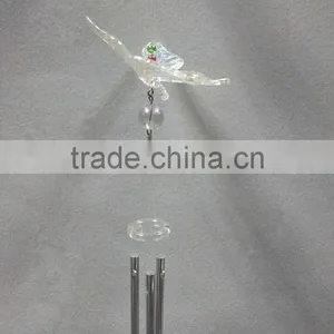 Acrylic Butterfly Metal Wind Chime Aeolian Bells Ornament thumbnail-1