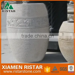 Nature Granite Stone Planter Set thumbnail-3