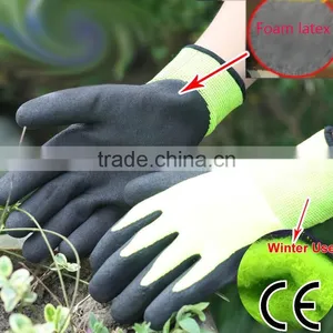 NMSAFETY Double Liner Ti-tech Coating Foam Nitril Sandy Finish for Winter Gloves thumbnail-1