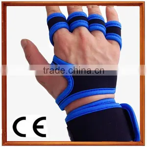 Gym Gloves Gym Exercise Leather Weight Gloves thumbnail-4