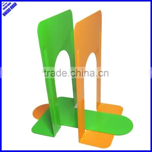 High Quality 9" Desktop Metal Colorful Bookends thumbnail-1