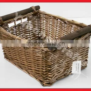 Handmade Traditional Willow Basket thumbnail-2