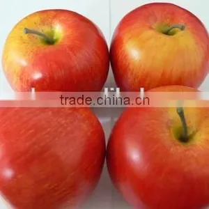 4 Artificial Red Apples Fake Faux Fruits for Home Decor thumbnail-1