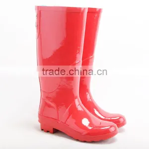 Mature Women Rubber Coach Rain Boots Rain Coat thumbnail-1