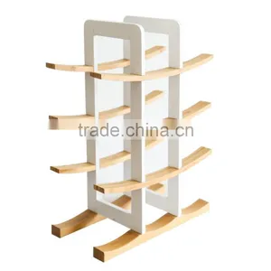New Design Bamboo Wine Bottle Holder Bamboo Wine Rack Eco-friendly thumbnail-1