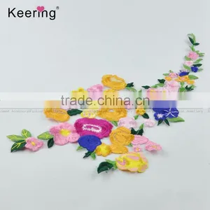 Mix Colors Embroidery Patches Lace Fabric for Venice Applique thumbnail-3